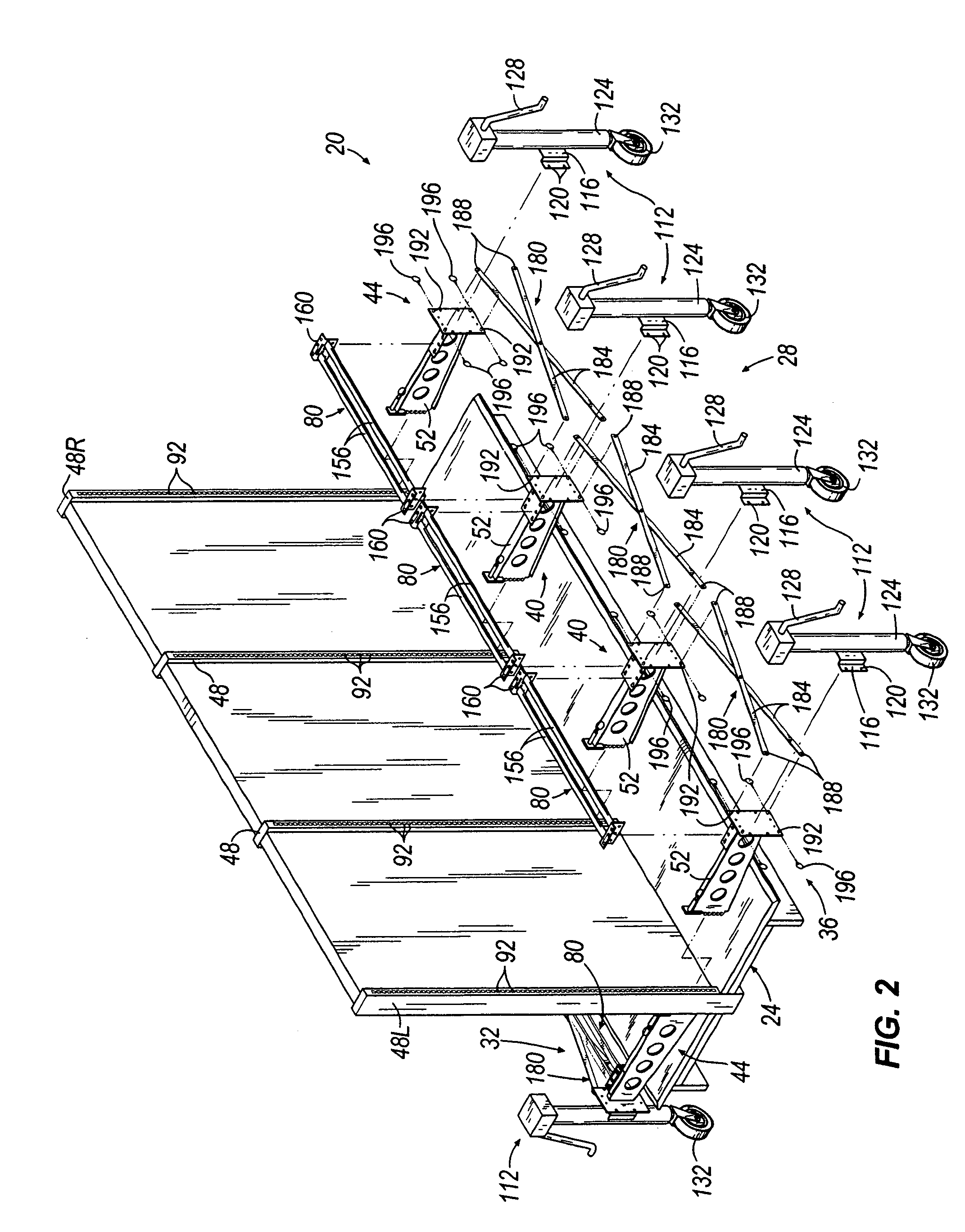 Apparatus and methods for moving storage and display systems