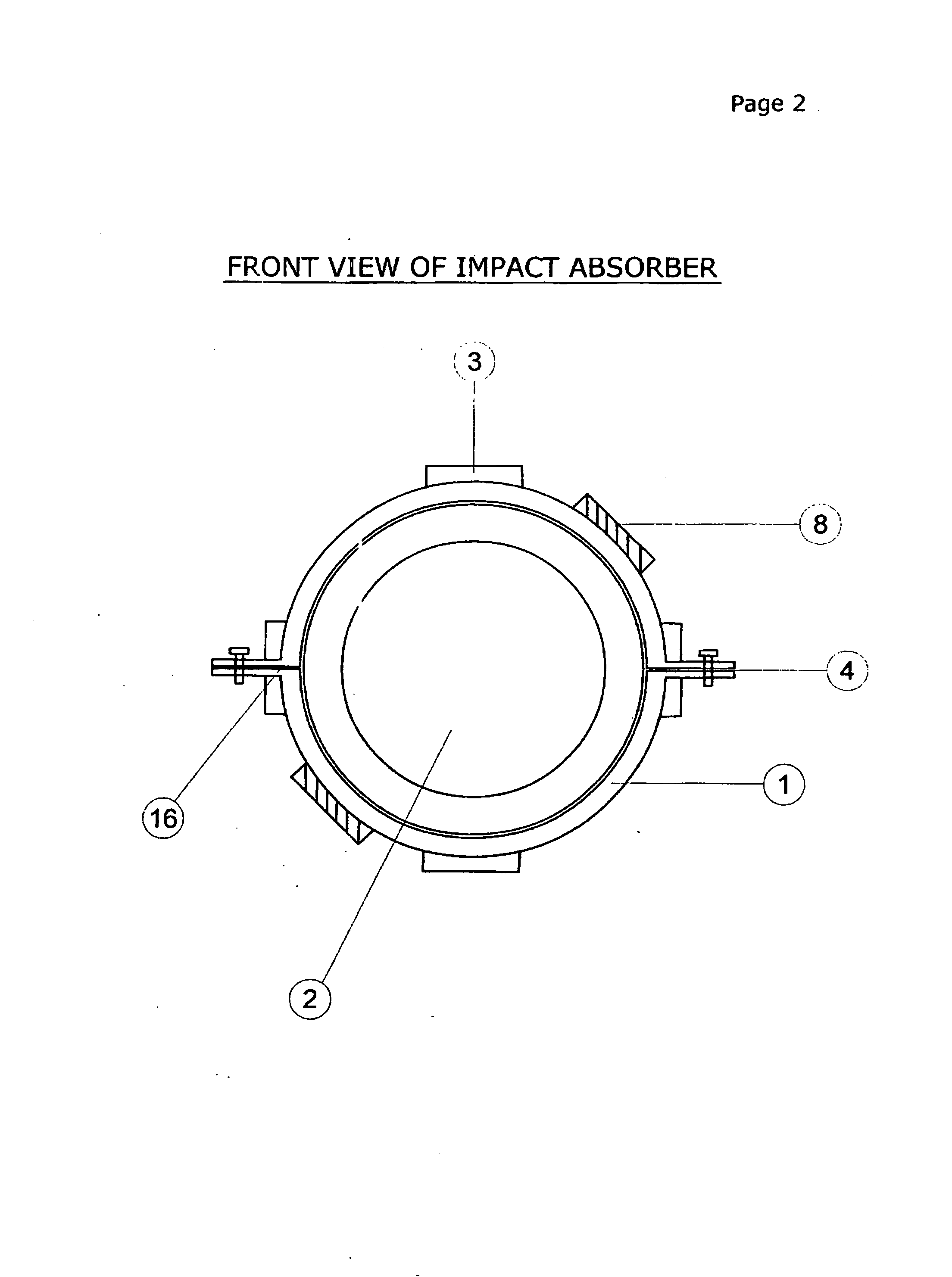 Multimodular multistage high impact collision energy absorber