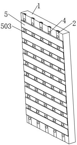 Concrete precast slab capable of guiding and evaporating water