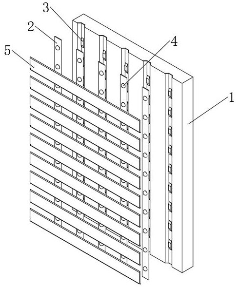 Concrete precast slab capable of guiding and evaporating water