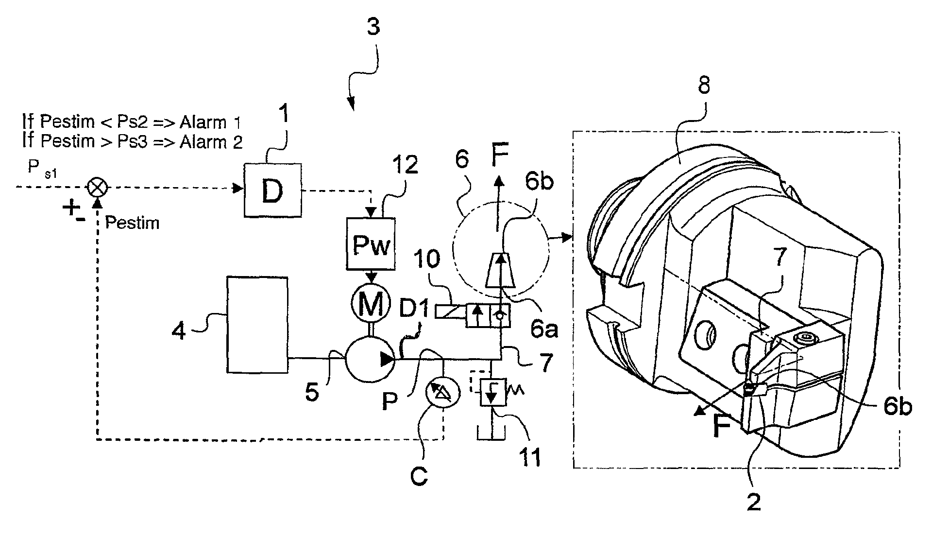 Method of controlling a cooling device for a machine tool