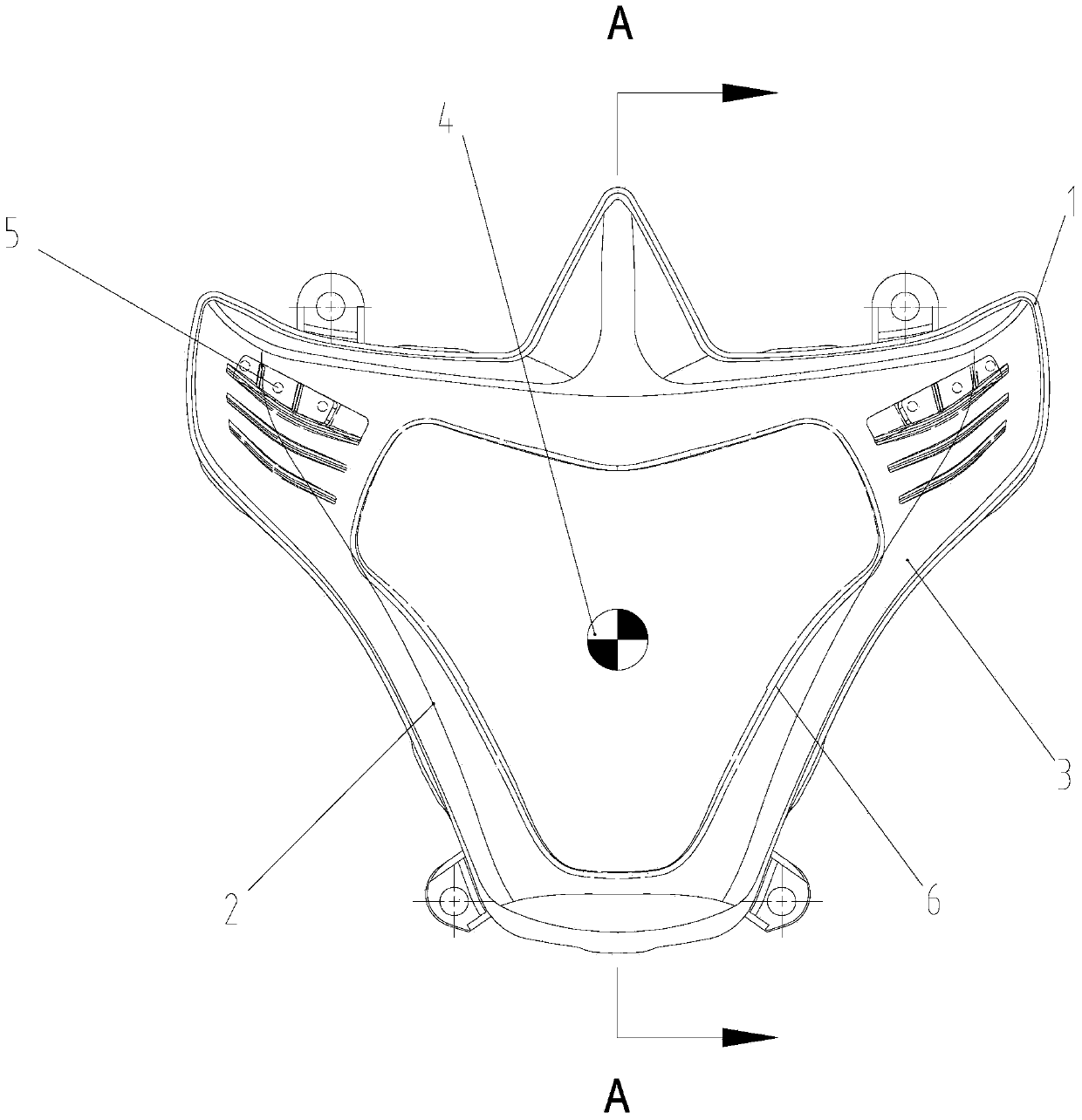 Motor vehicle headlamp assembly and motor vehicle with same