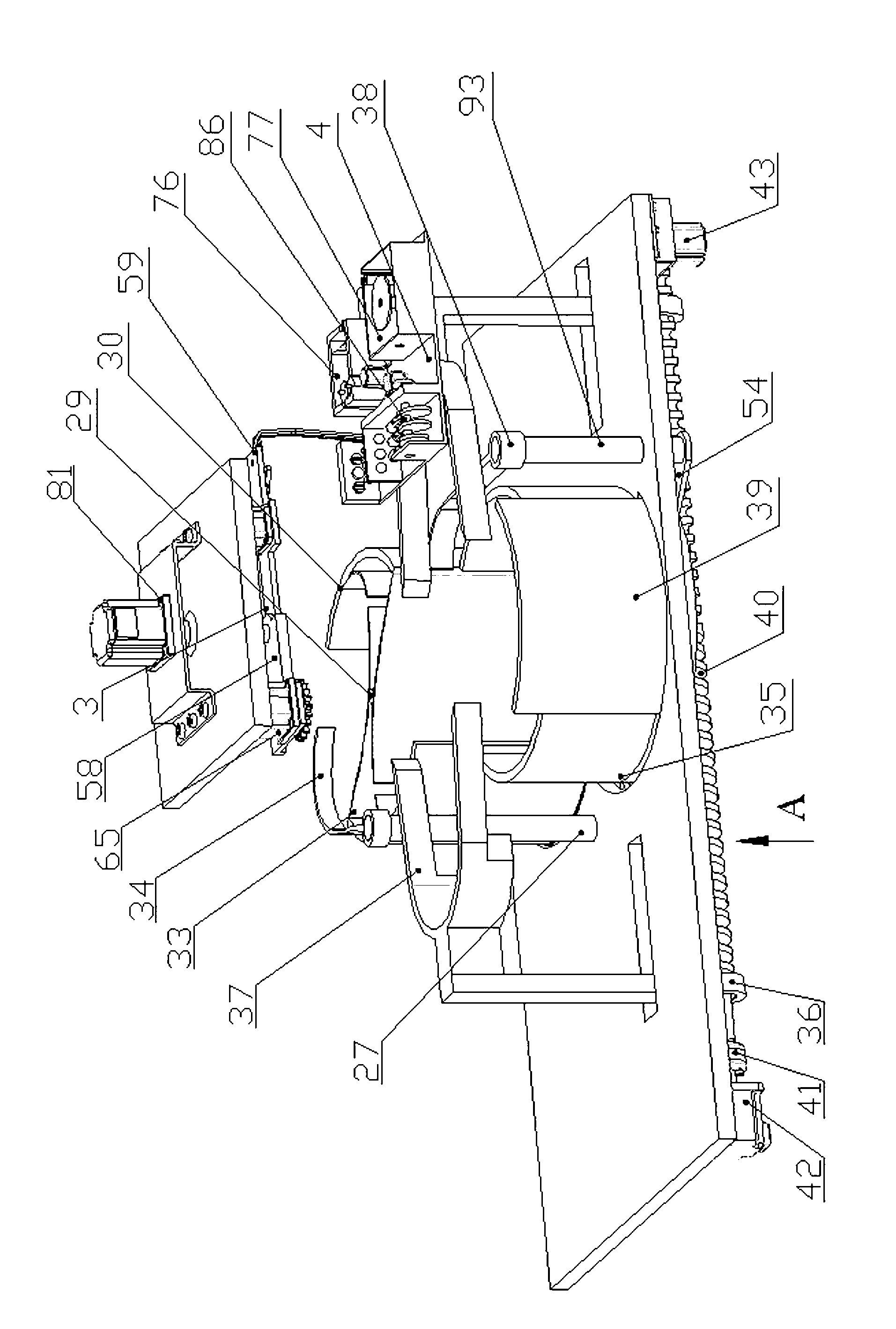 Measuring and binding device for fragrant-flowered garlic