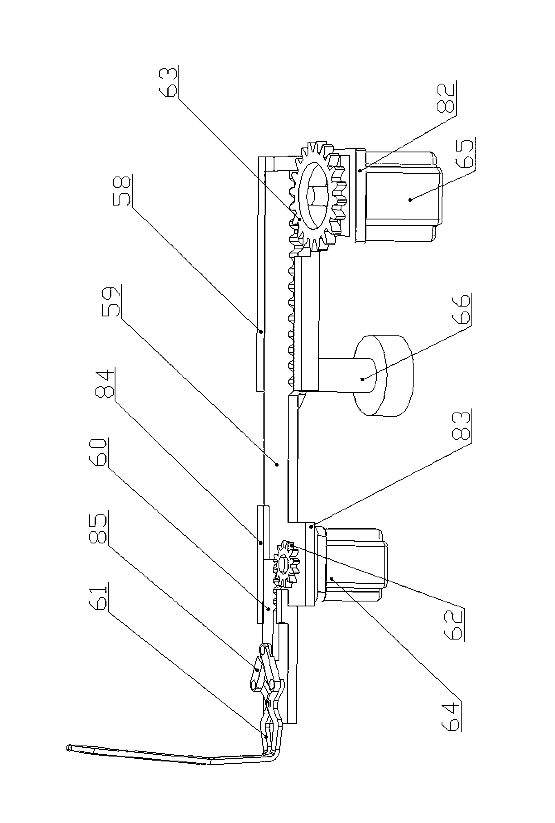 Measuring and binding device for fragrant-flowered garlic