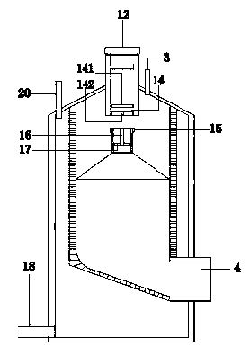 Straw methane fermentation system