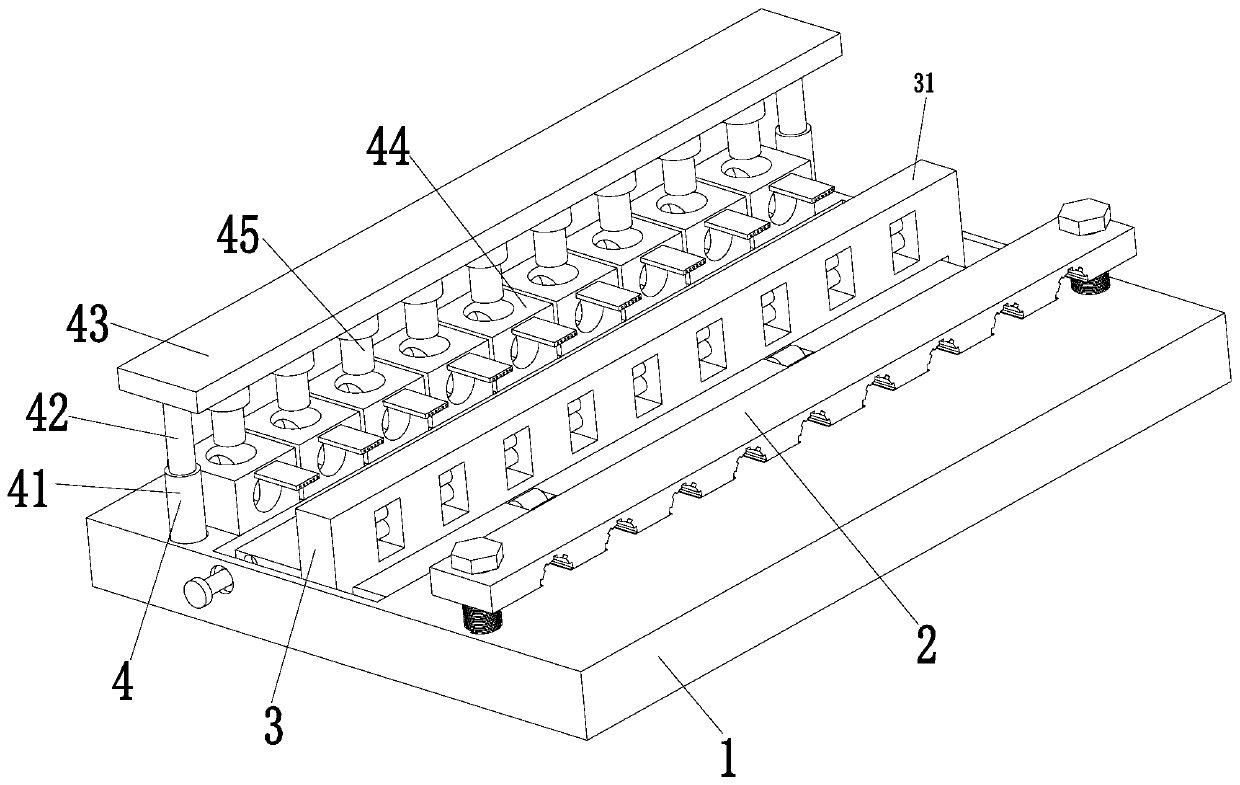 Electrical control cabinet terminal strip