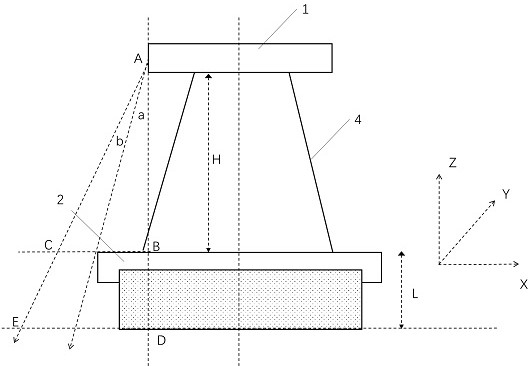 A crane with an anti-collision control system