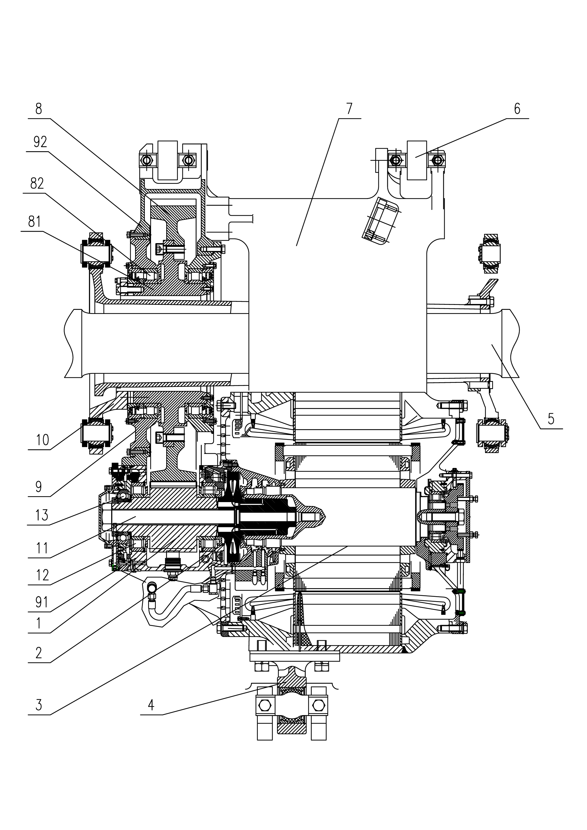 Suspension type drive device for electric frame