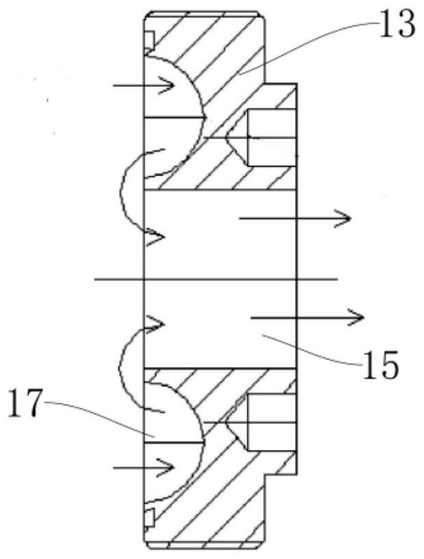 Mobile pulse air pressure spray water gun and fire extinguishing method