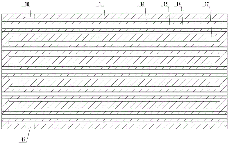 Heating structure of scraper mechanism of compounding machine