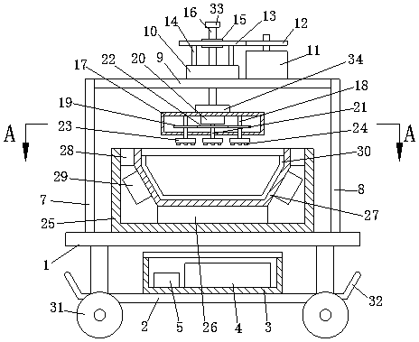 Industrial coal-slag detecting device