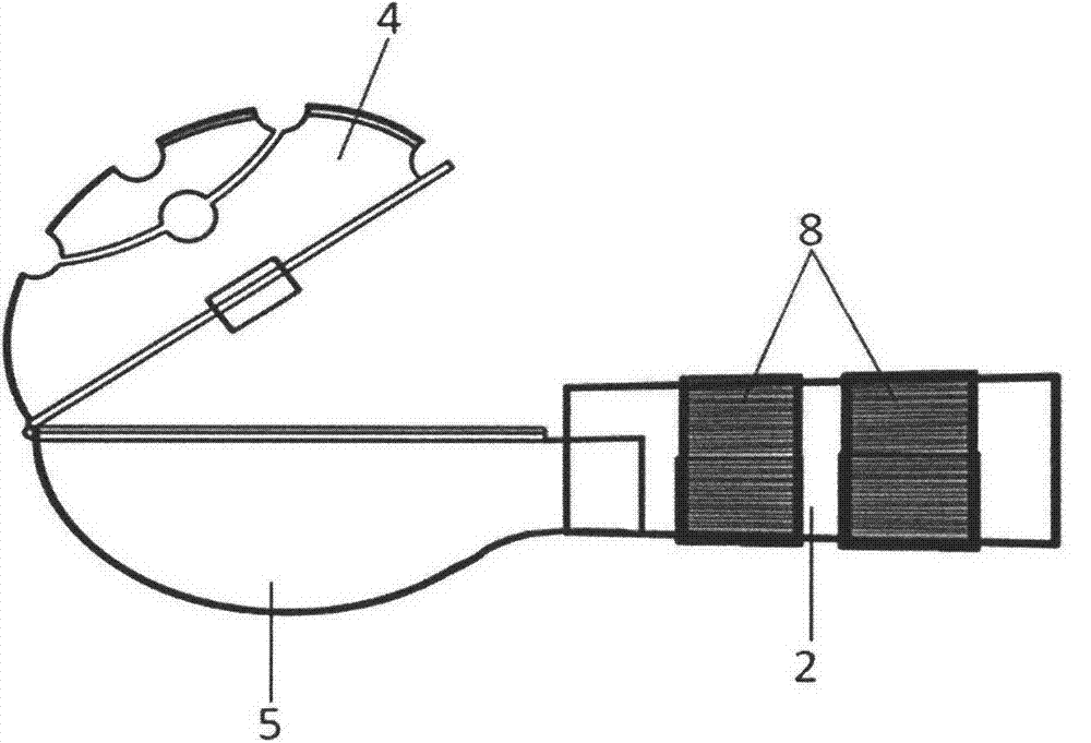 Visual restraining glove convenient to open and close