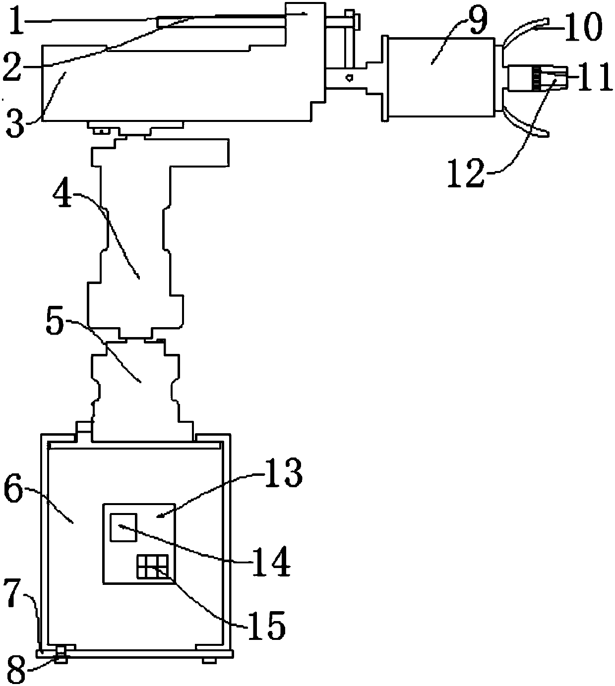 Industrial robot for intelligent welding