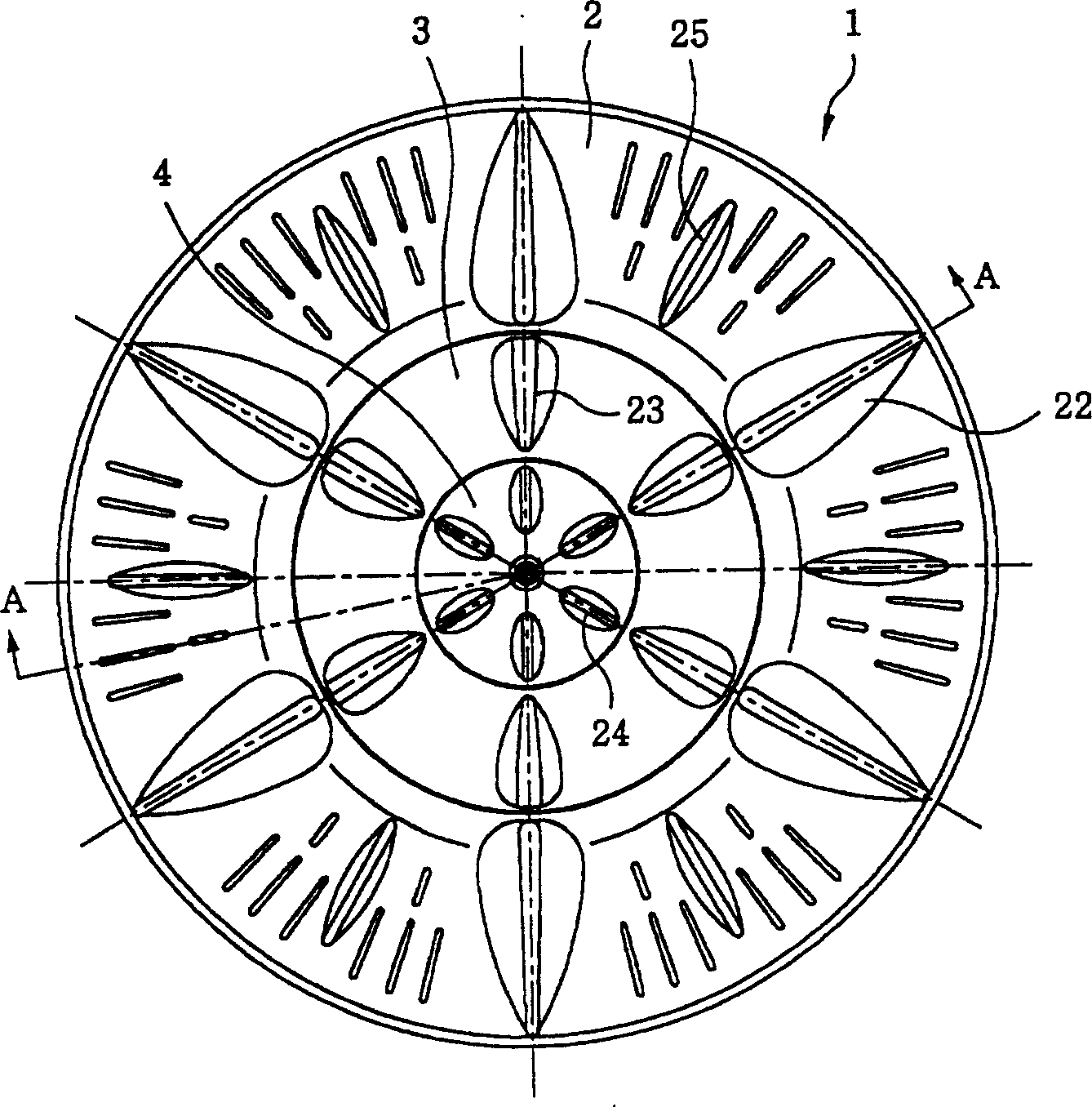 Stirring wing of washing machine