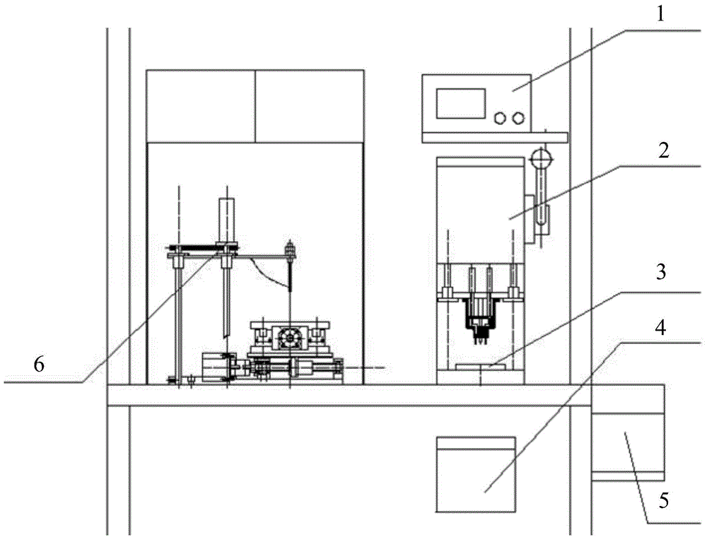 Working platform using lighting curing device