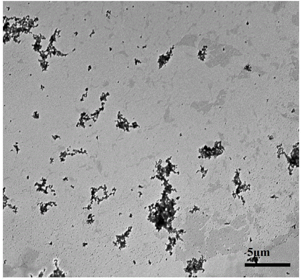 Carbon black particle dispersing agent, preparation method and application thereof