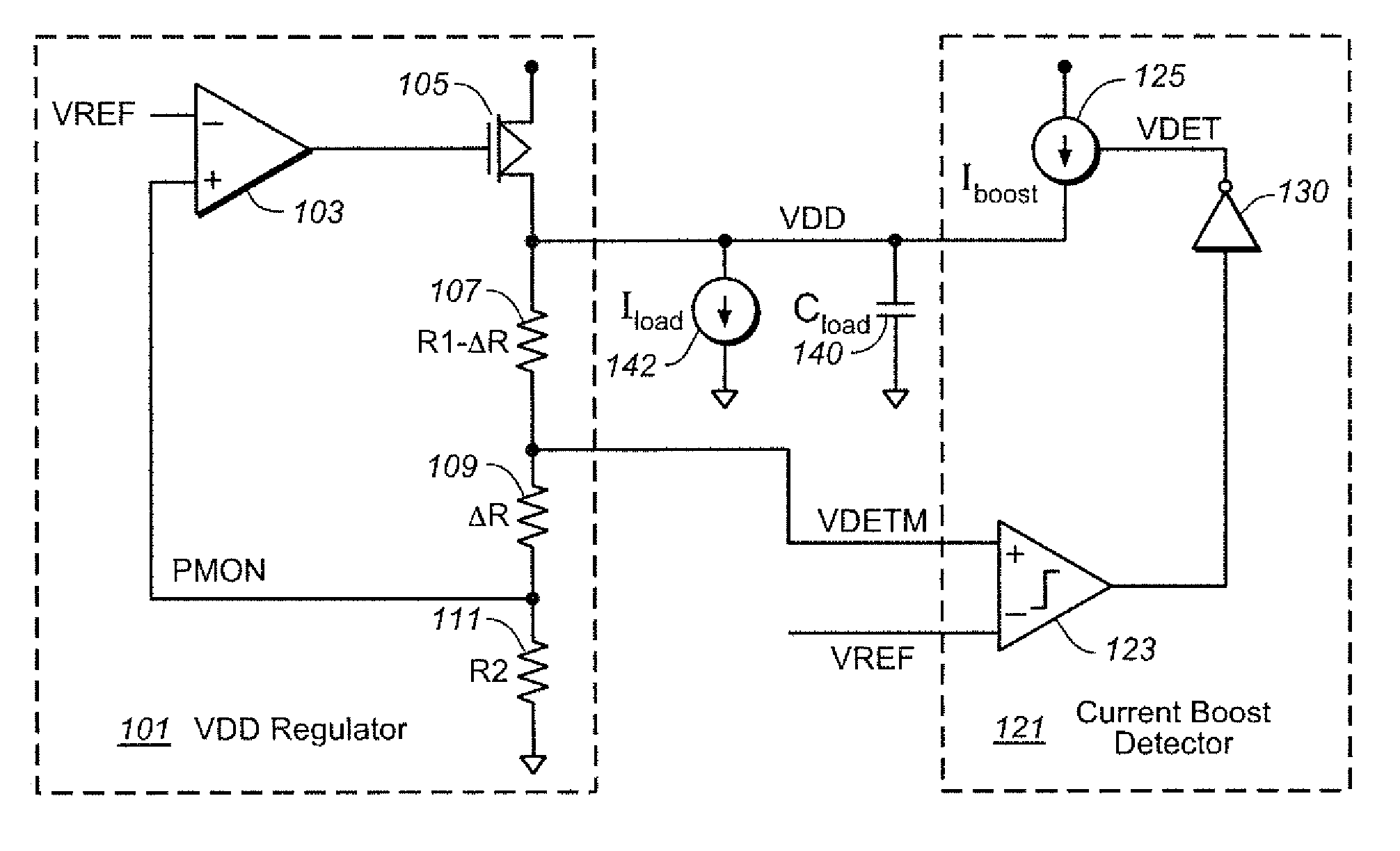 LDO/HDO architecture using supplementary current source to improve effective system bandwidth