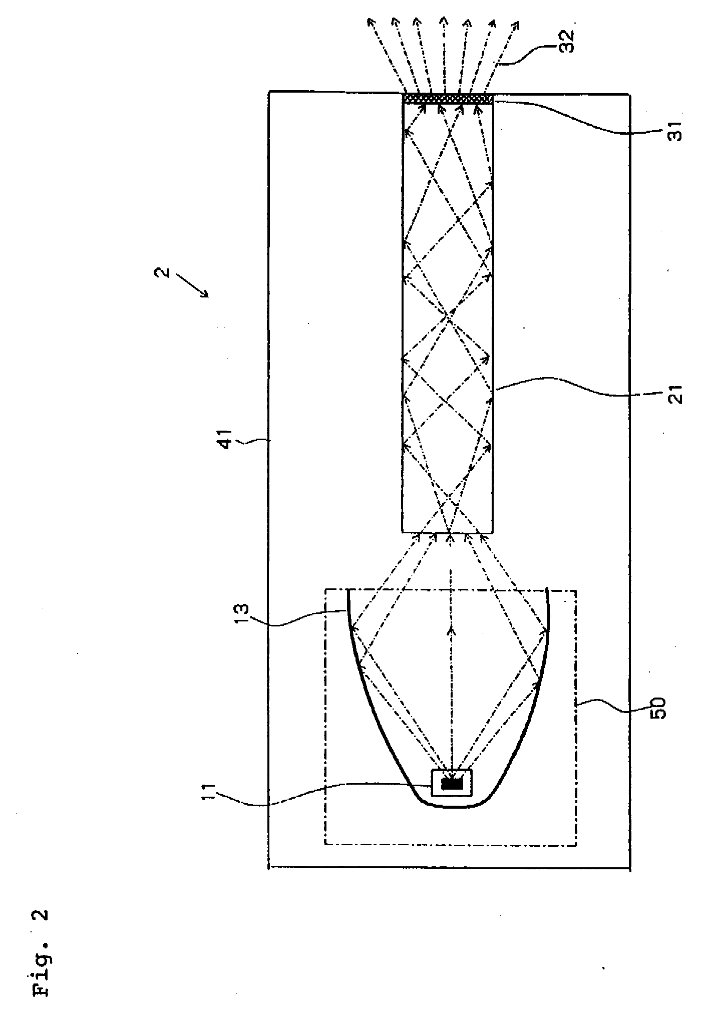 White light source device