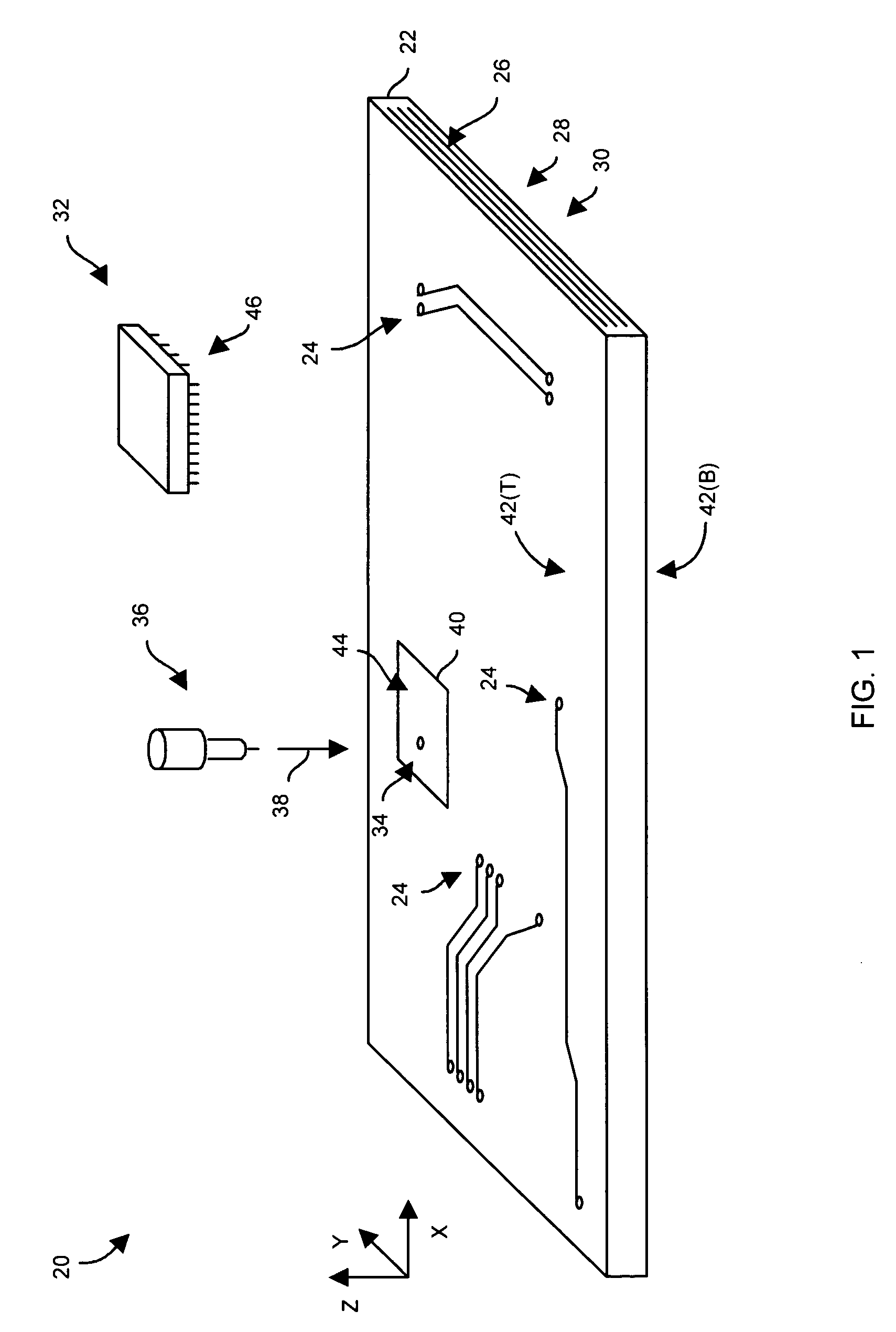 Techniques for manufacturing a circuit board having a countersunk via