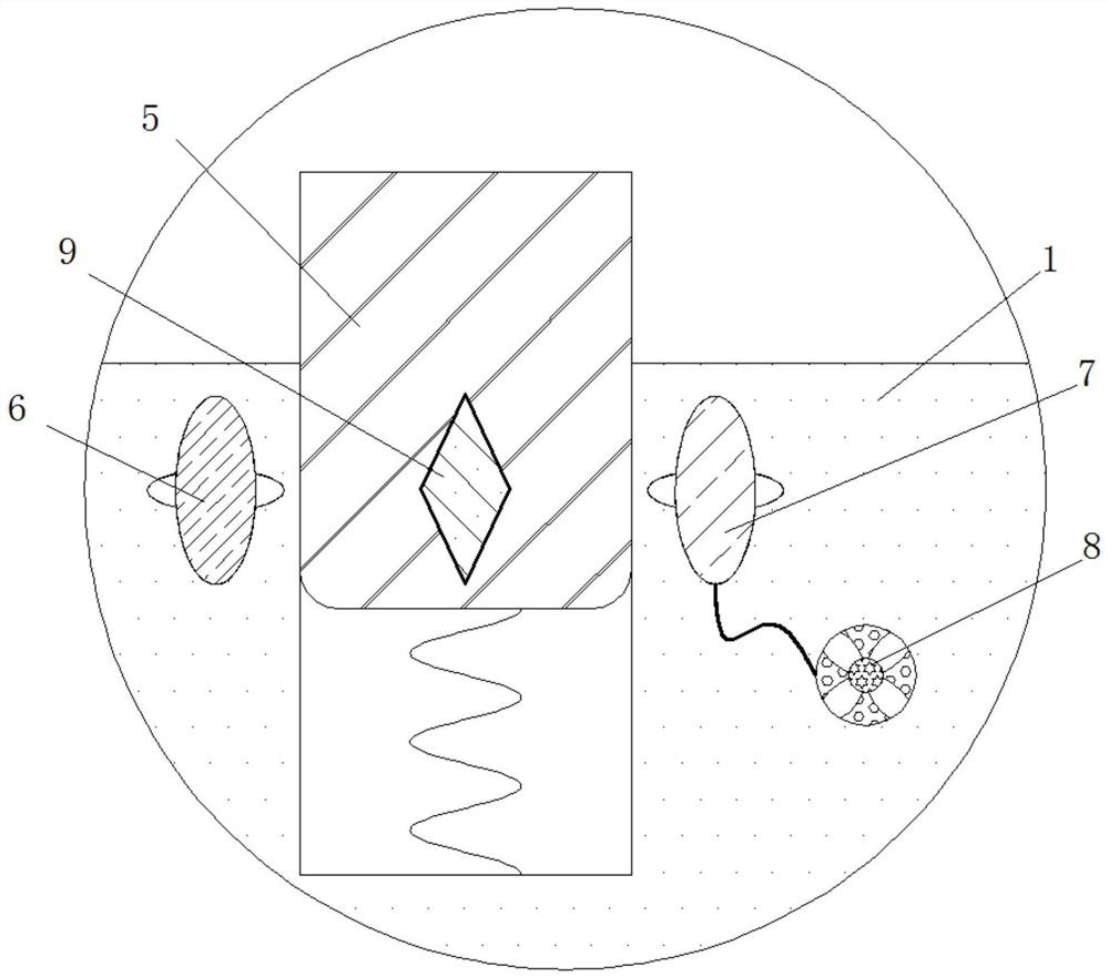 Mold pressing device for silica gel keys of card swiping machine