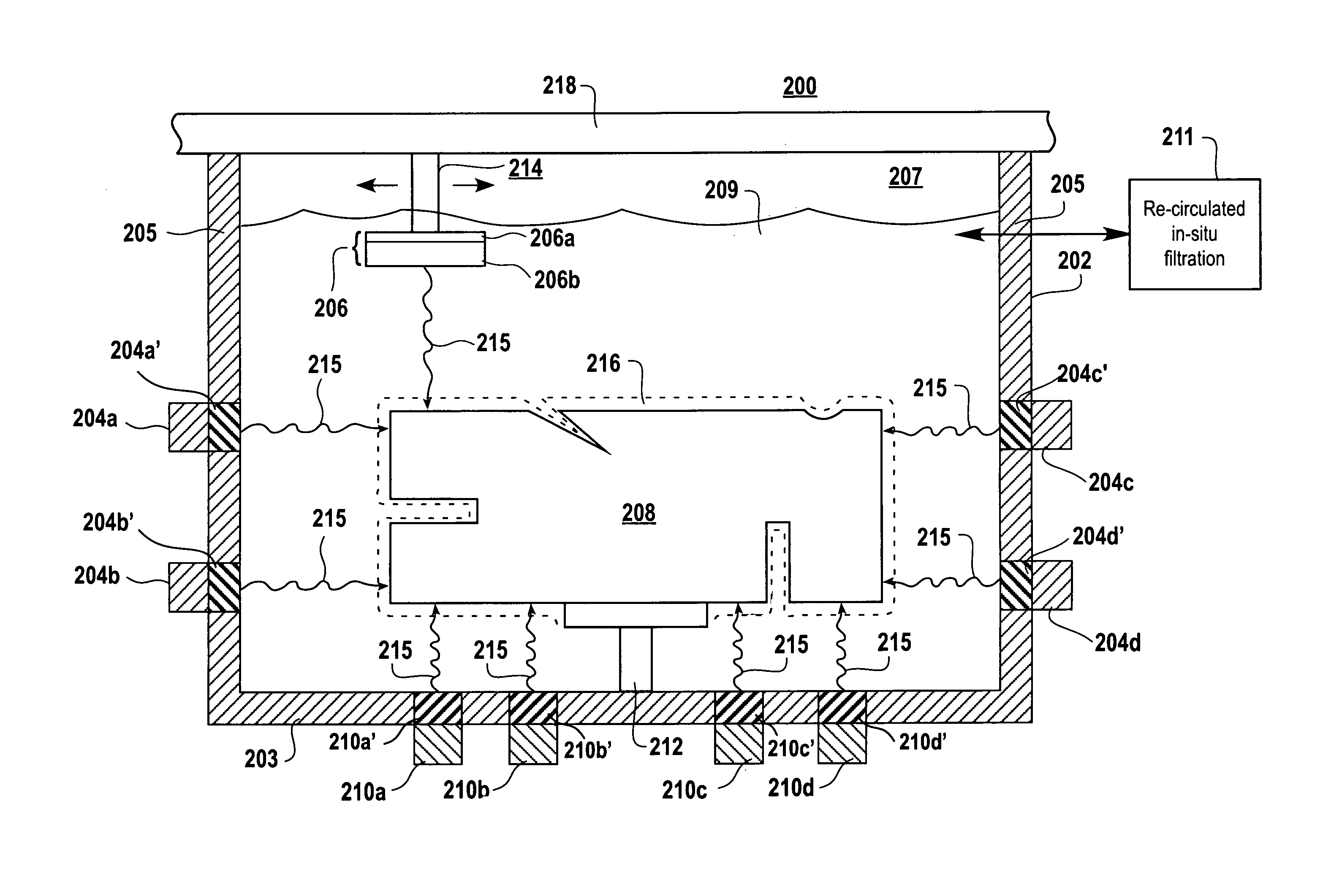 Megasonic precision cleaning of semiconductor process equipment components and parts