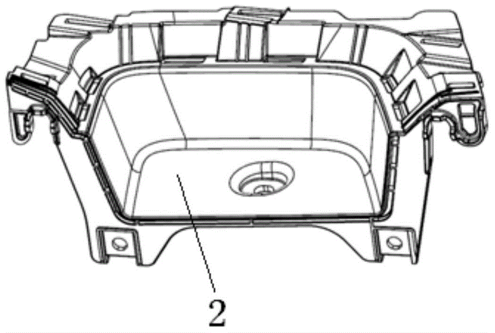 Mounting structure for handle cup and switch panel of automobile door trim