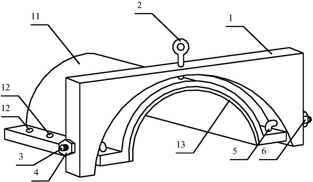 Device for preventing gland housing in feed pump steam turbine balancing piston from deformation