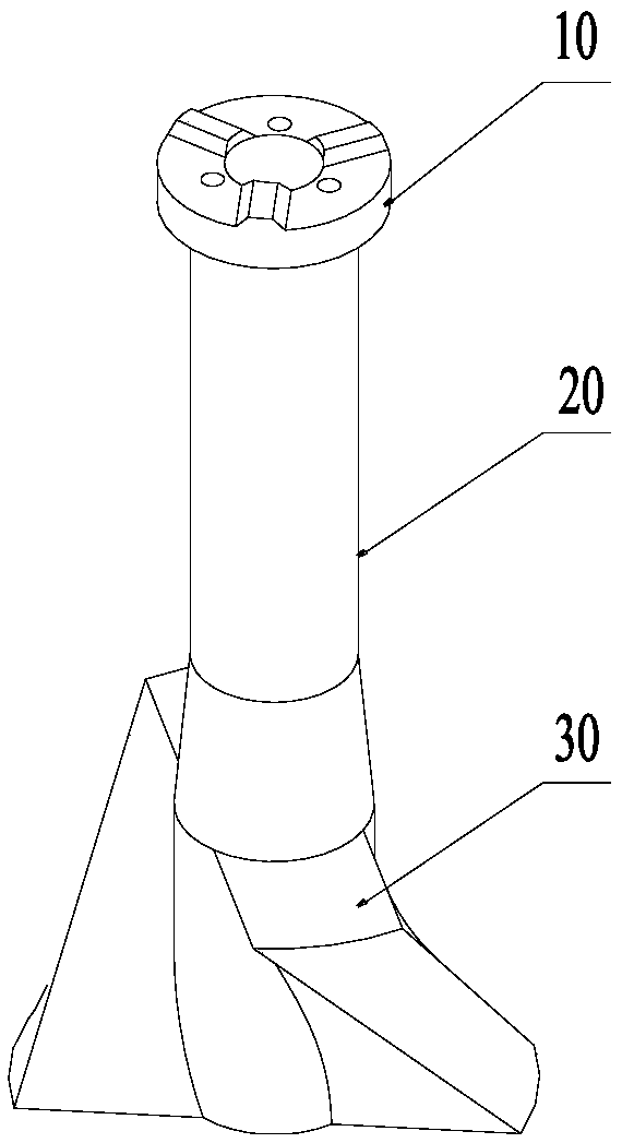 High-efficiency mixing agitator for hot metal desulfurization