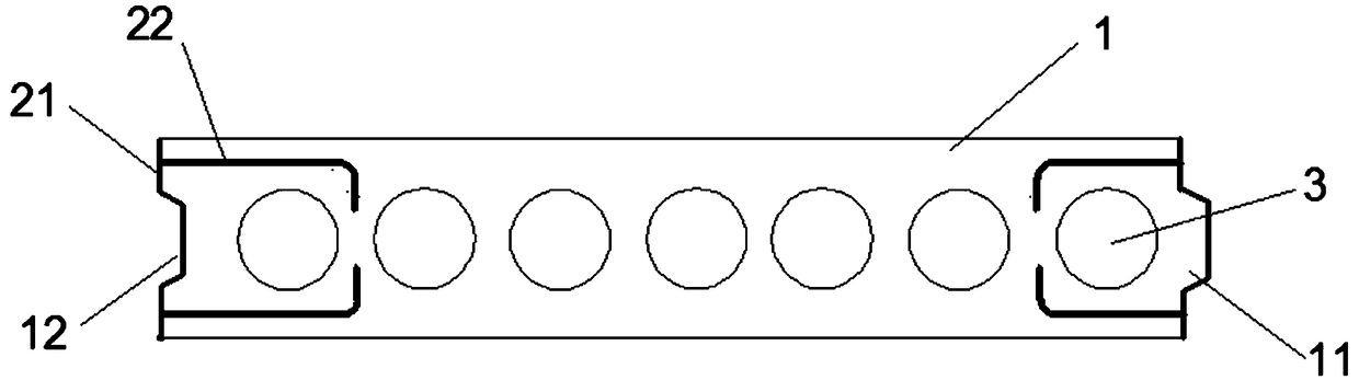 Prefabricated wallboard and construction method thereof