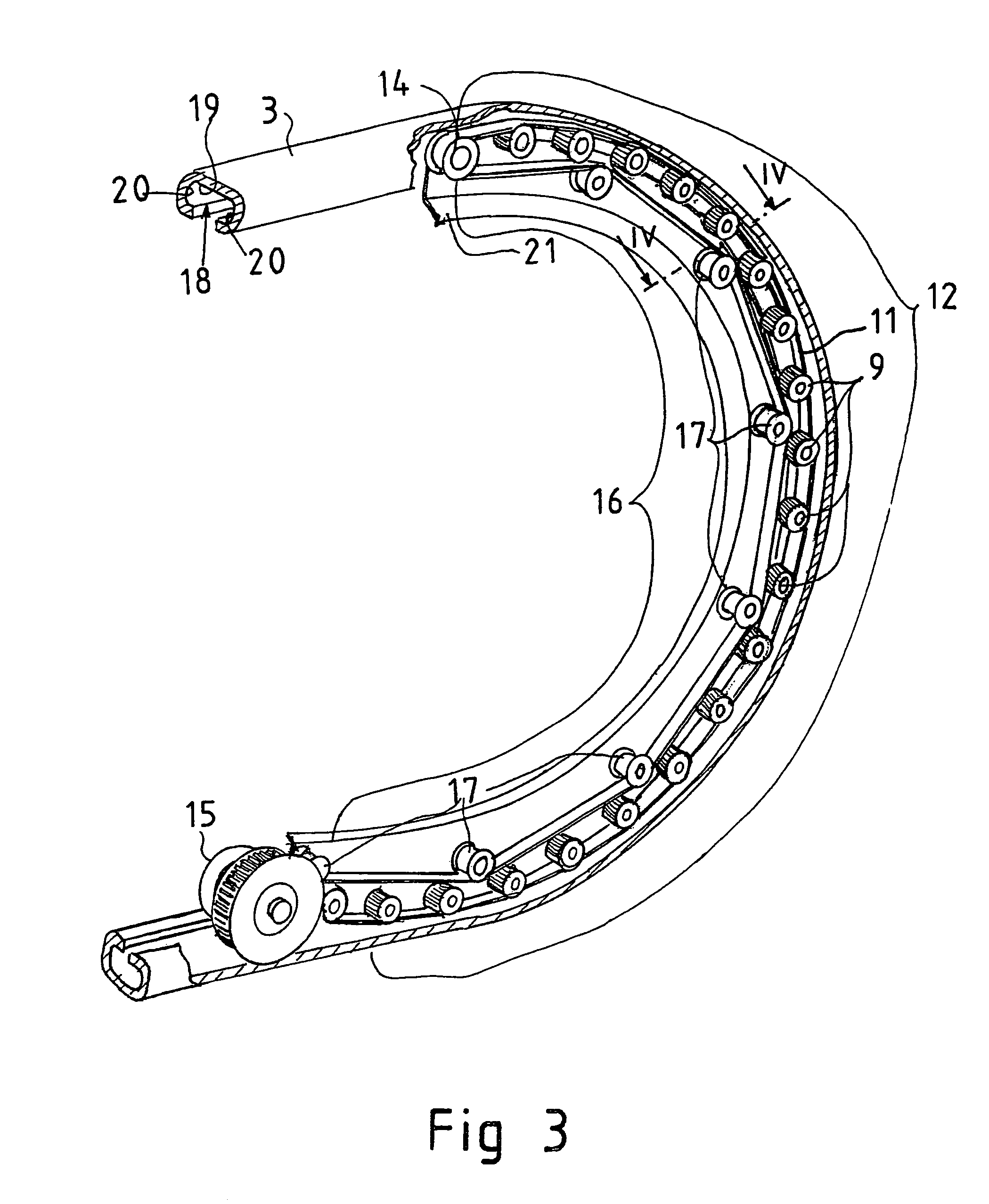 Travelator, moving ramp or escalator