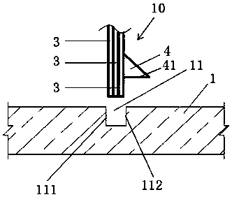 A method for slotting the back of a veneer