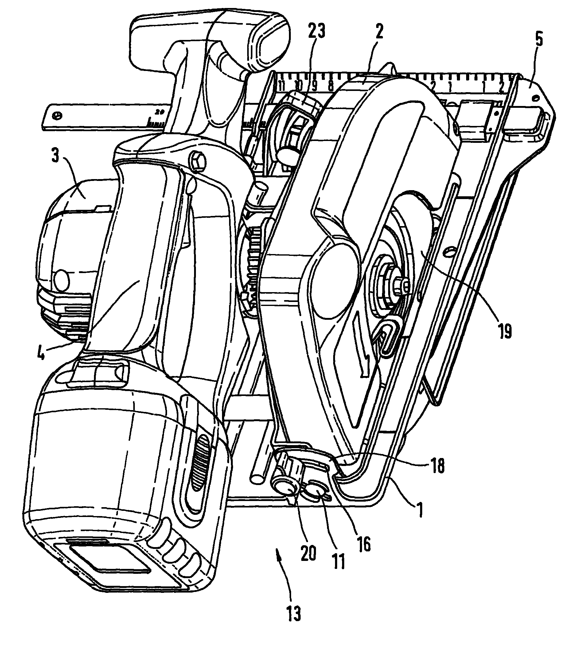 Base plate for an electric power tool and method for producing the same