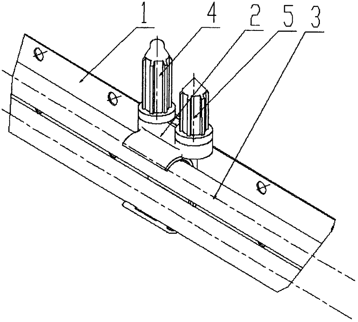 Device and method for conveying bobbins