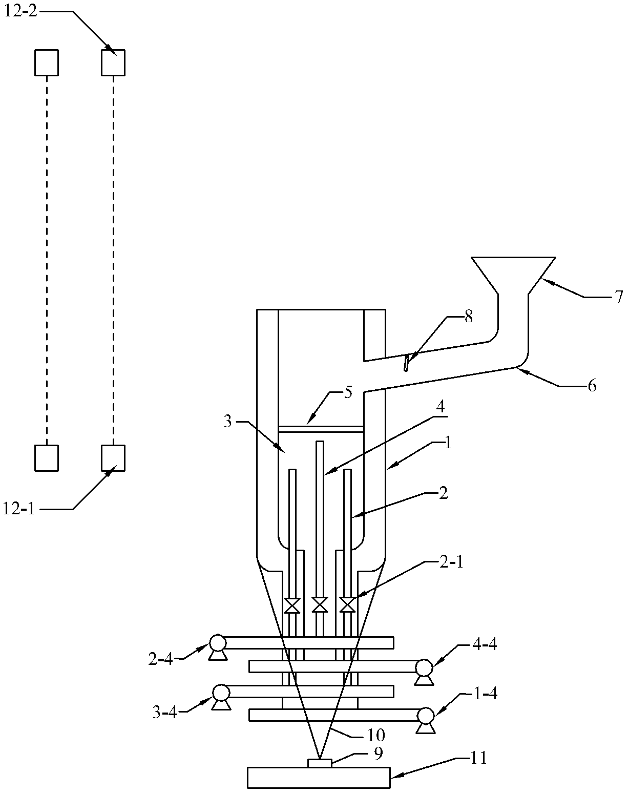 Internal service type table tennis service and swing speed monitoring device