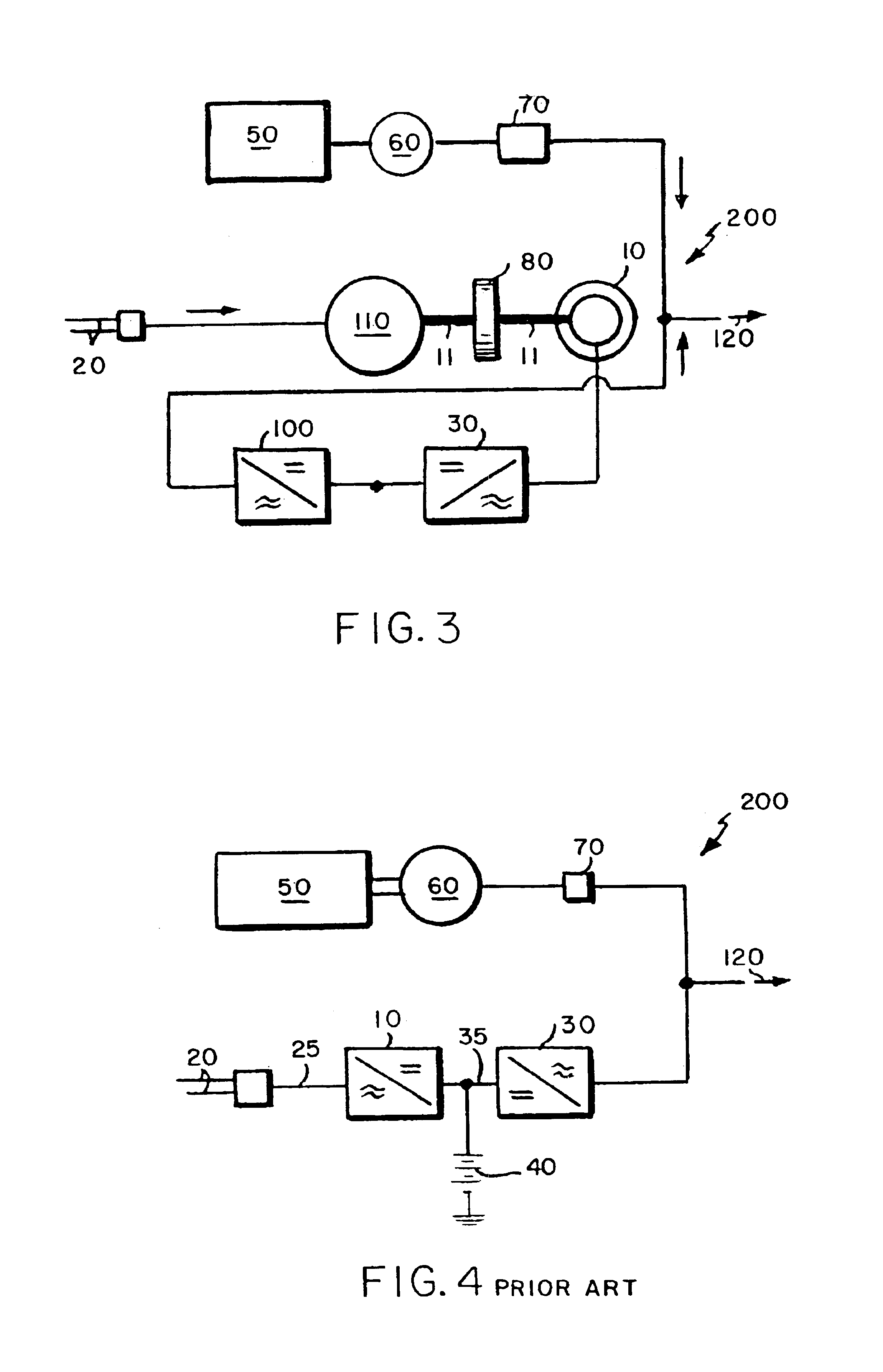 Uninterruptible power supply system using a slip-ring, wound-rotor-type induction machine and a method for flywheel energy storage