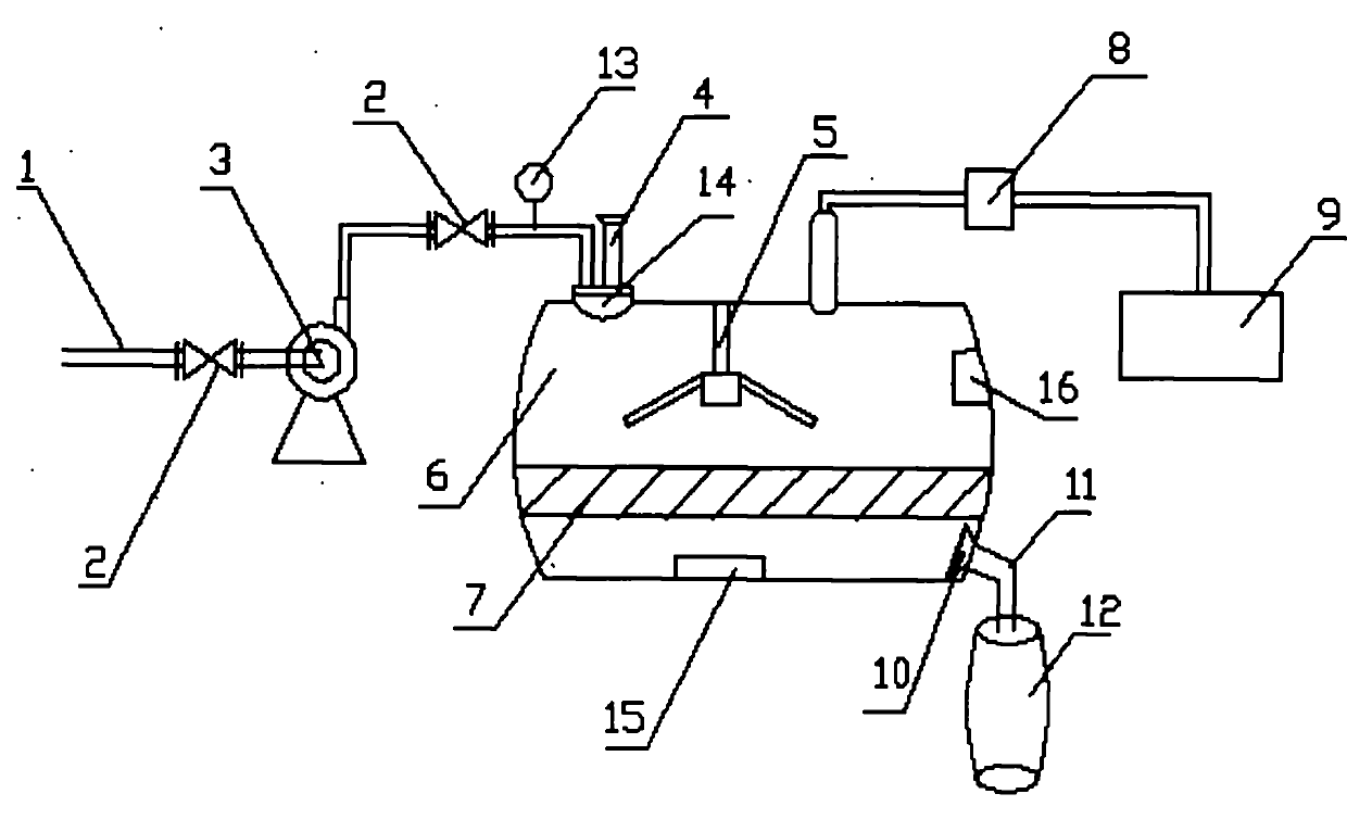 Oil decoloring device