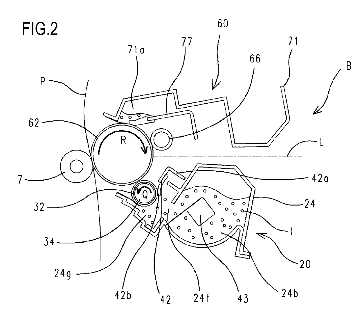 Separation holding member, cartridge unit, and packaging body