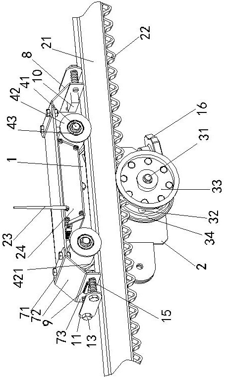 Monorail transporter track acceptance inspection machine