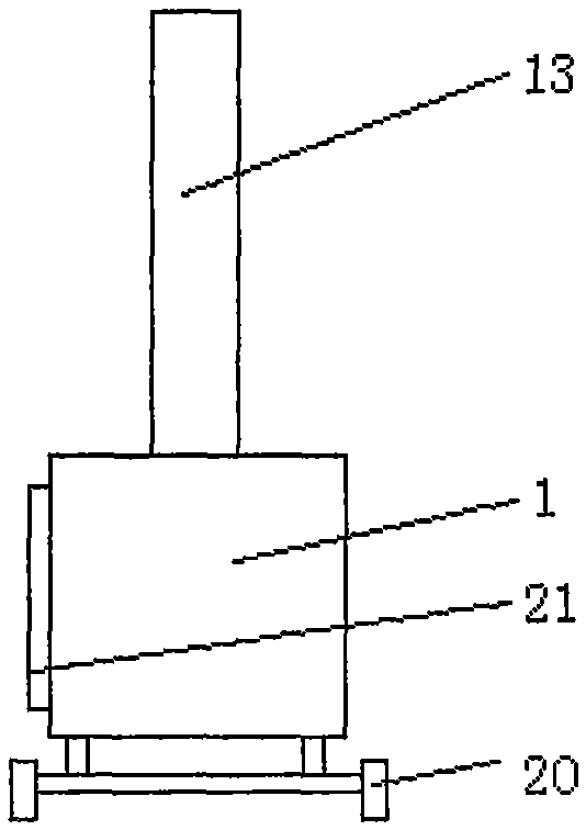 Debriding and sterilizing device for emergency surgery patients