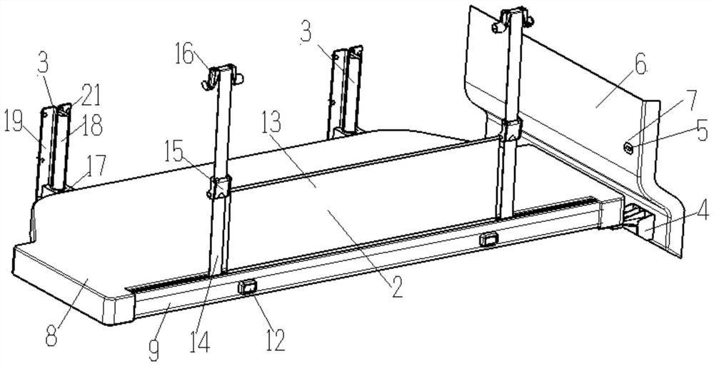 Sleeping berth capable of achieving lifting