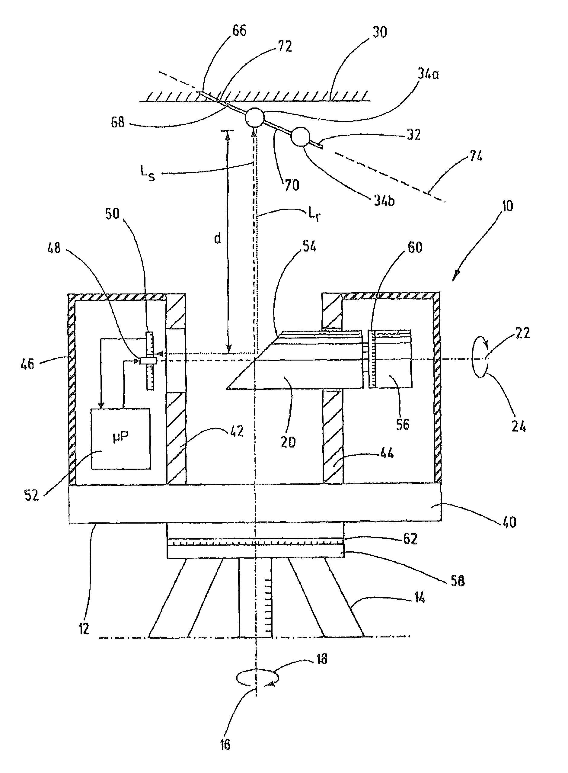 Method and an apparatus for capturing three-dimensional data of an area of space