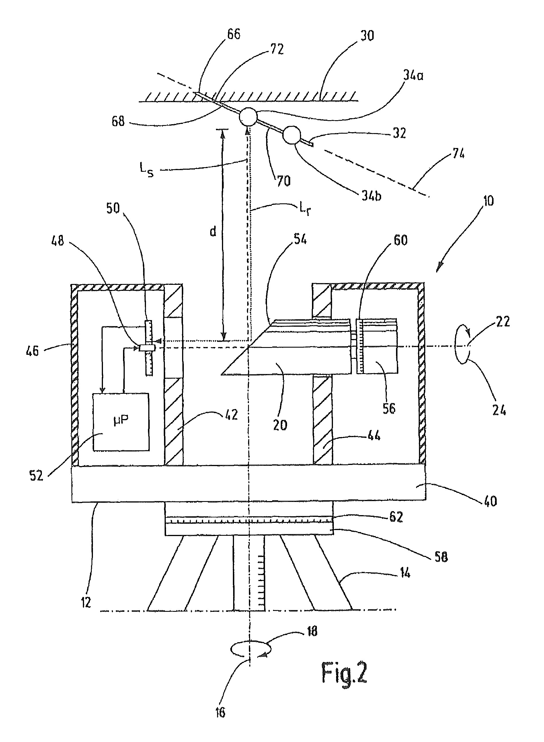 Method and an apparatus for capturing three-dimensional data of an area of space