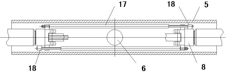 Overall composite mechanical spiral type bulging device for car drive axle