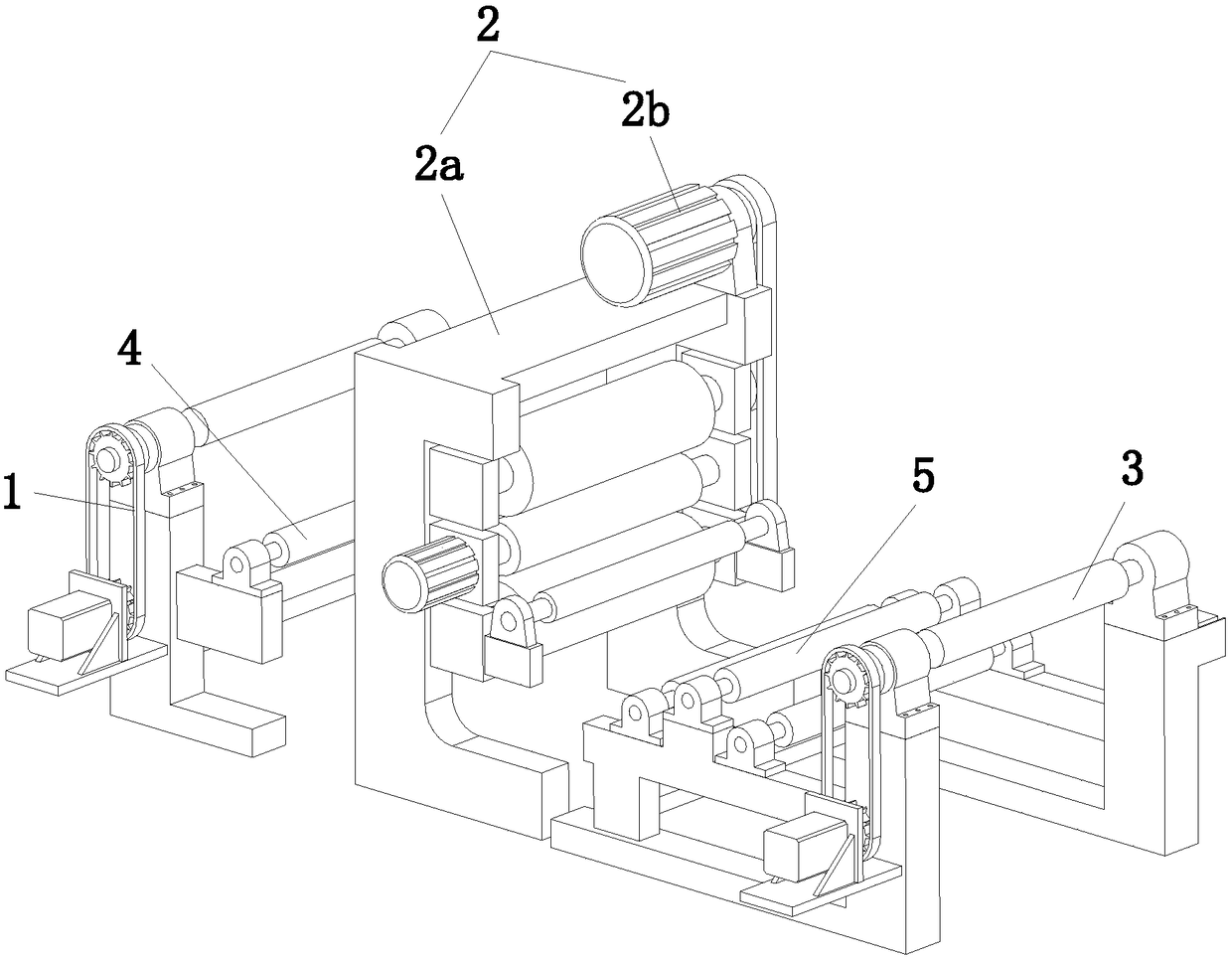 Anti-sliding film pressing forming device