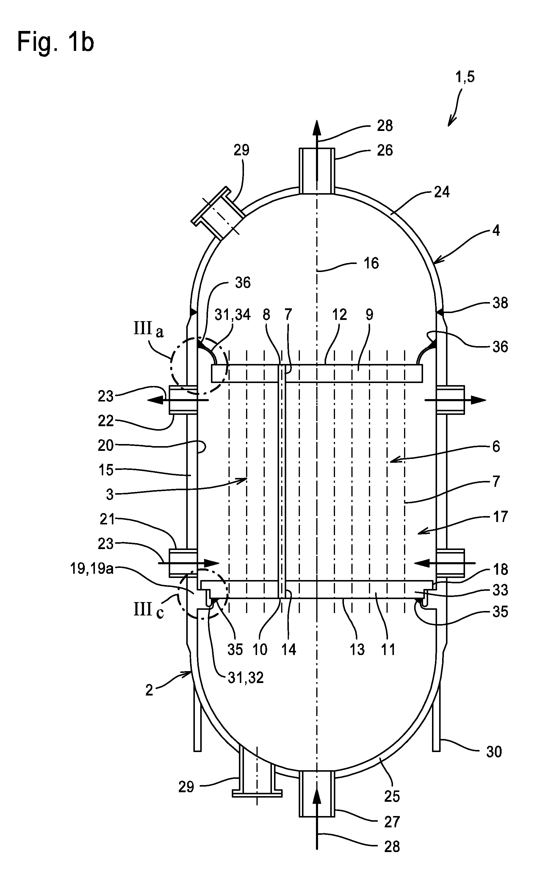 Tube bundle reactors with pressure fluid cooling