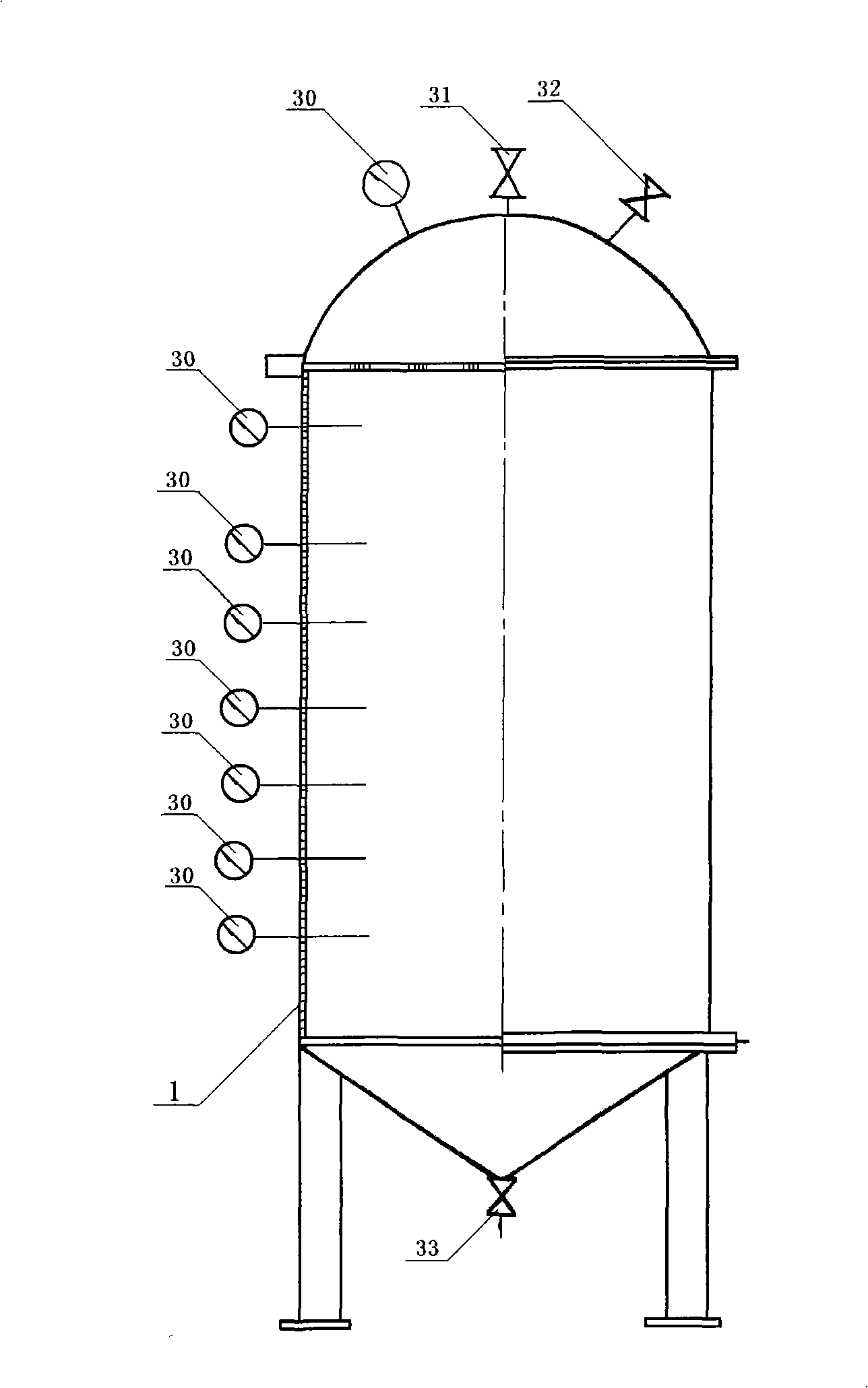 High-pressure penetration deformation testing method of reservoir grit stone dam materials