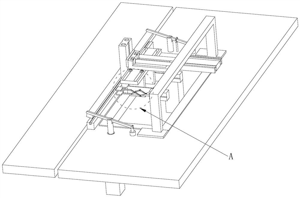 Packaging bag packaging cutting device