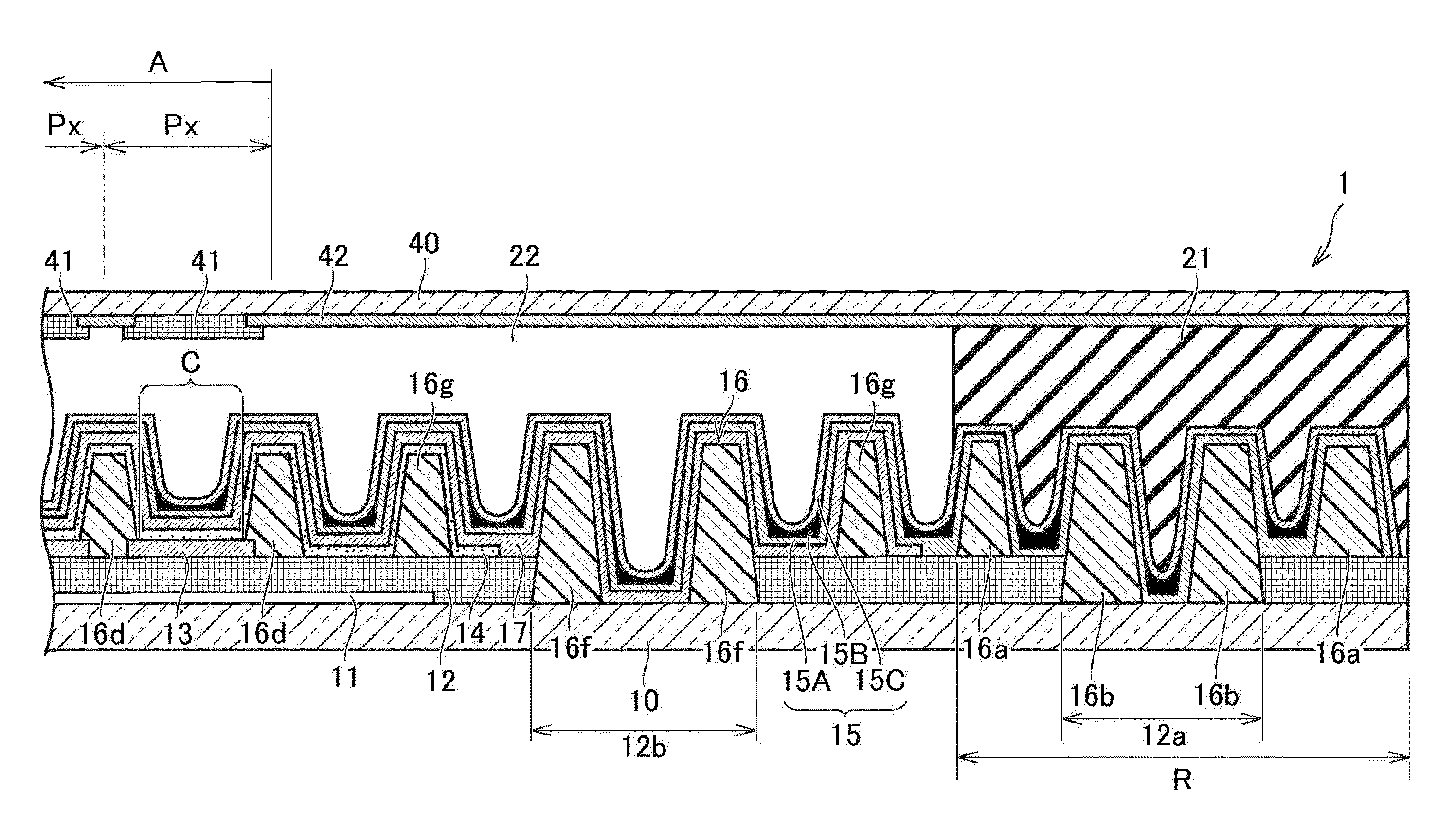 Organic el display device