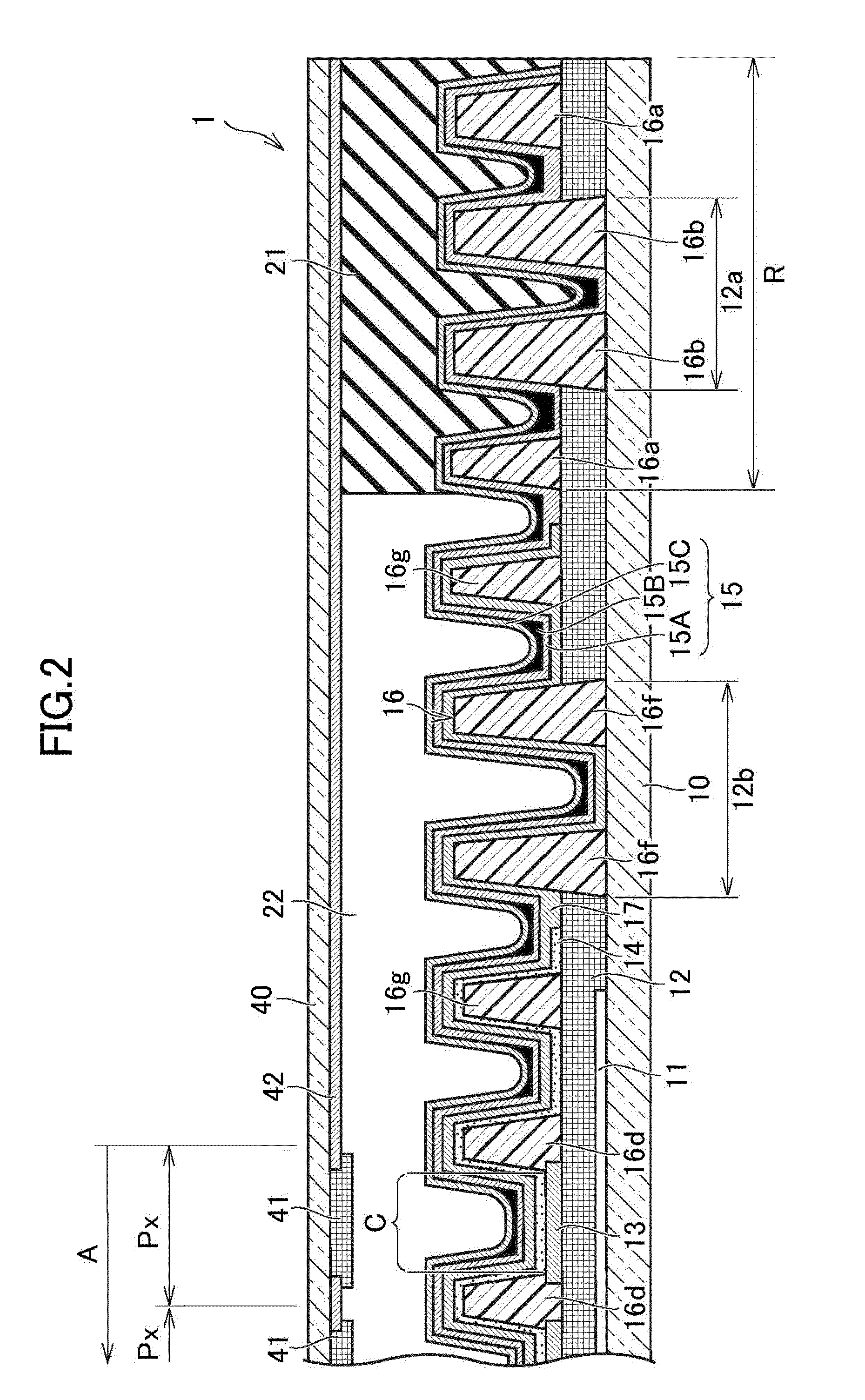 Organic el display device