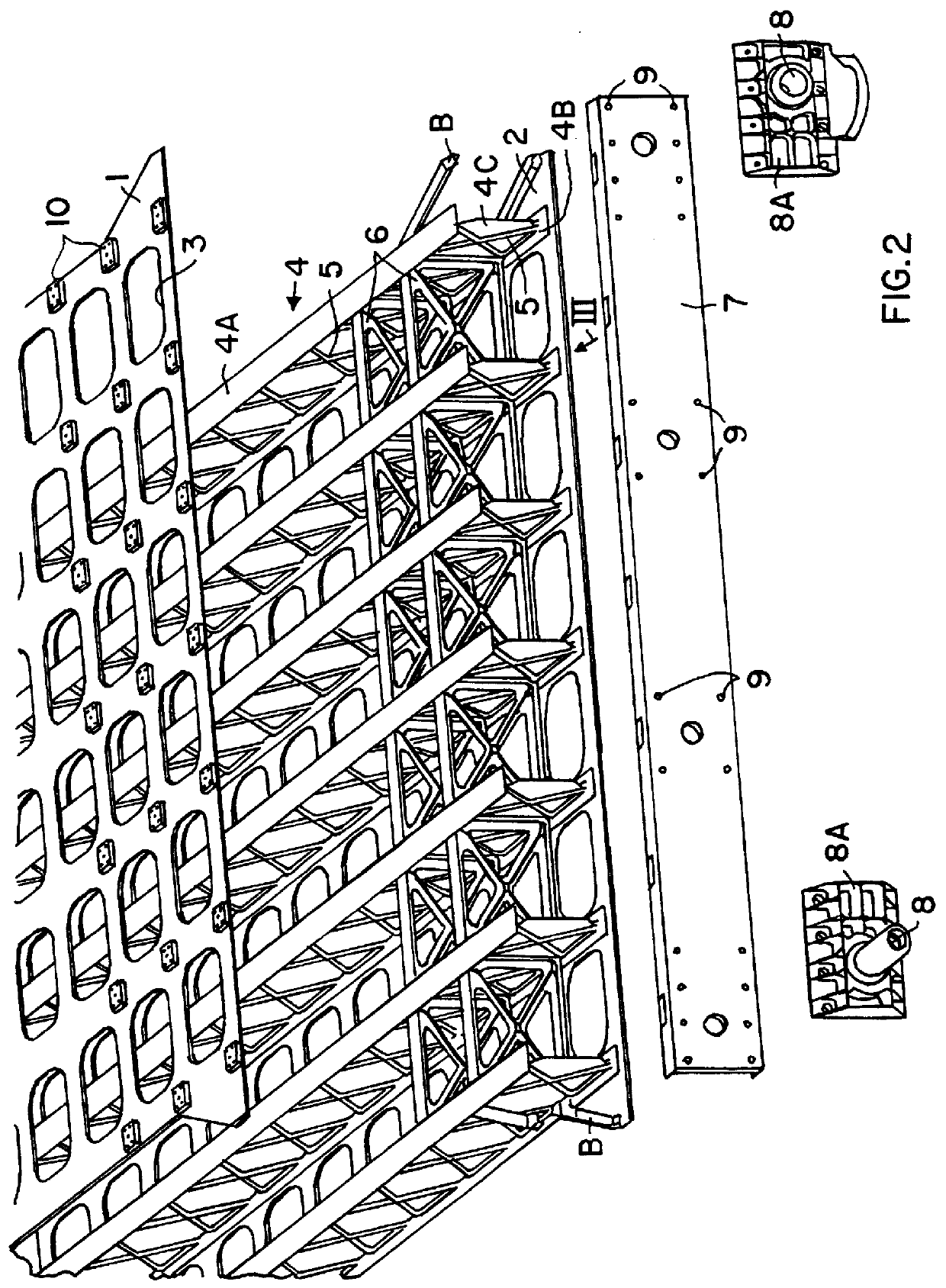 Load carrying lightweight pallet for spacecraft